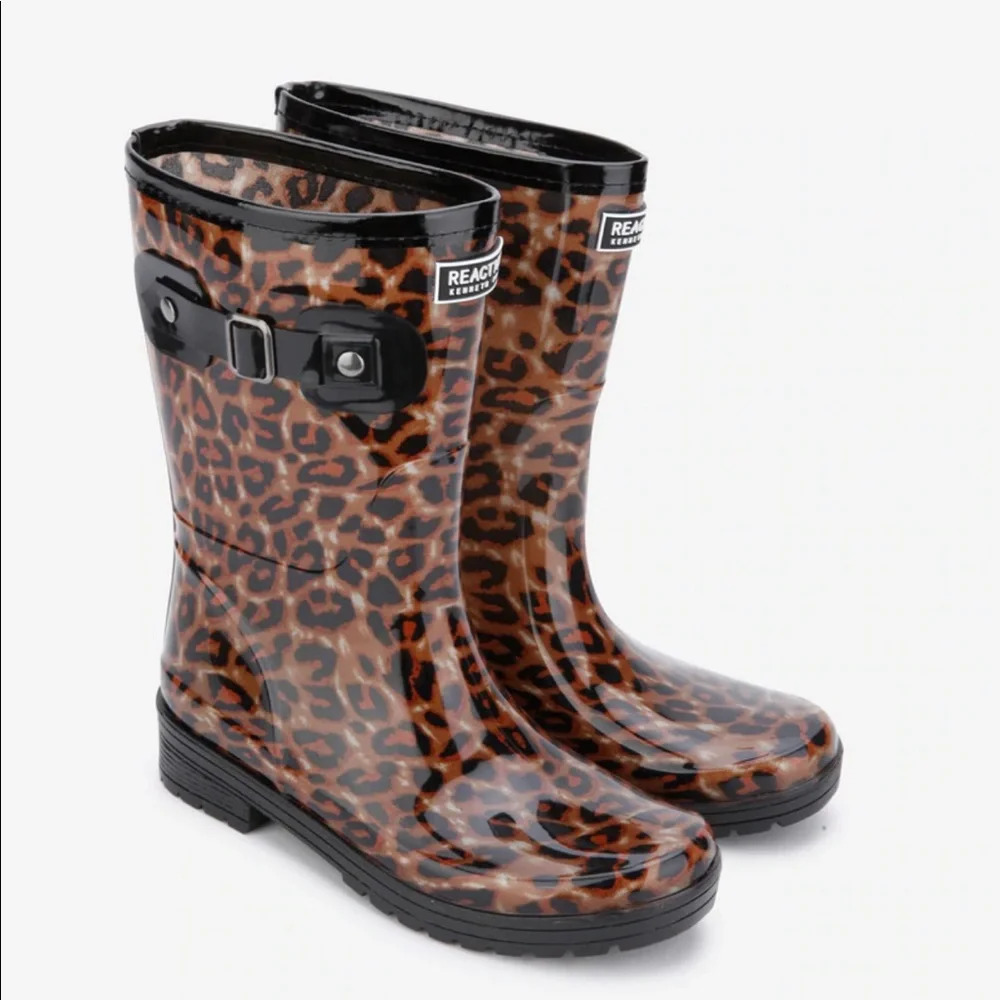 Kenneth Cole Rain Buckle Glossy Boot - Picture 1 of 5